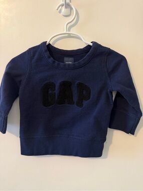 GAP Navy Sweatshirt with Black Logo